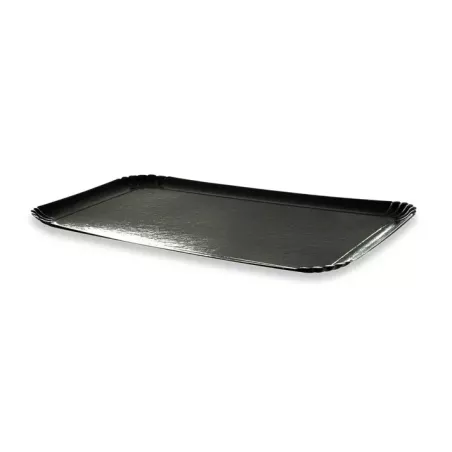 PLATEAU TRAITEUR 19X28CM NOIR INTERIEUR