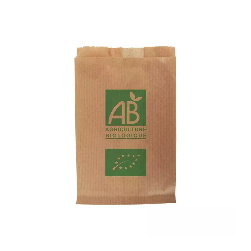 SAC FRUIT 1KG KRAFT BRUN 36Grs 17+6X26CM IMPRIME AVEC LOGO AB