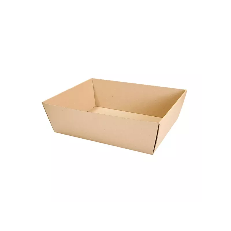 CORBEILLE CARTON BRUN MICROCANNELURE 382 G/M2 39x30x13 CM