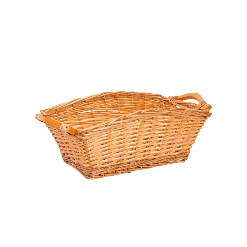 CORBEILLE OSIER NATUREL 42x25x16,5 CM