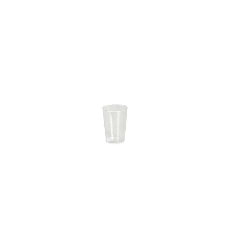 VERRINE PLASTIQUE REUTILISABLE FORME RONDE TRANSPARENTE