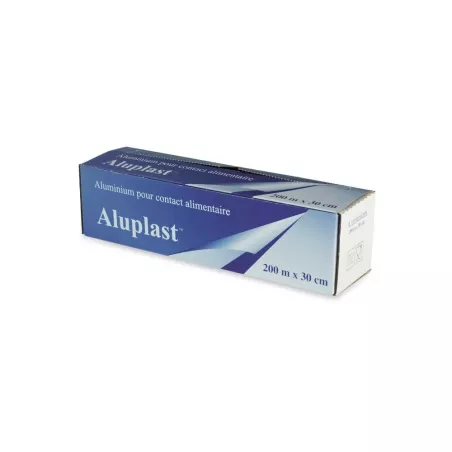 ROULEAU ALUMINIUM 10.5 microns 330MMX200MM en boite distributrice carton