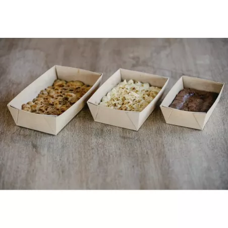 BARQUETTE SNACKING ET CUISSON CARTON MM taille 140X95X50MM