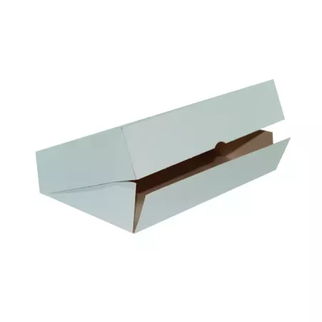 BOITE POUR PLATEAU TRAITEUR BLANC 42X29X06CM DEVANT TOMBANT
