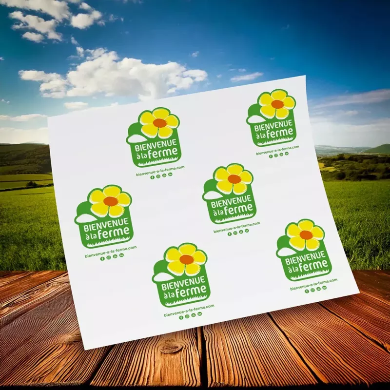 PAPIER ALIMENTAIRE "Bienvenue à la ferme " épaisseur 60G